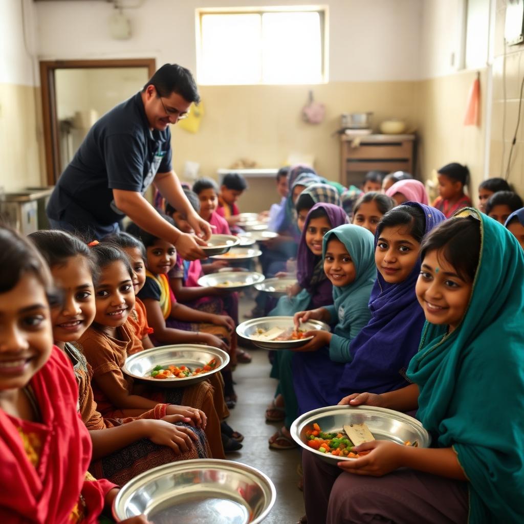 Feeding the Orphanage